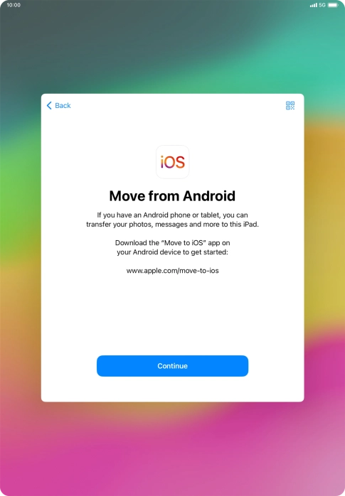 To transfer content to your tablet, you need to install the app To transfer content to your tablet, you need to install the app