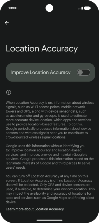 If you press the indicator next to If you press the indicator next to
