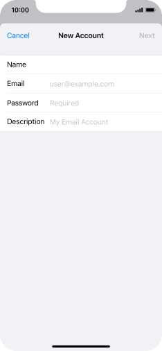Press Email and key in your email address. Press Email and key in your email address.