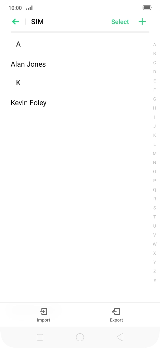 Press Import. Press Import.