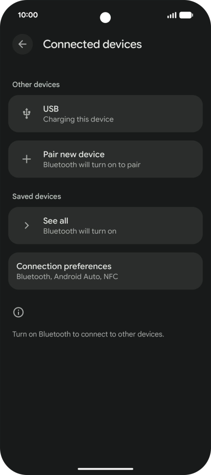 Press Pair new device. Press Pair new device.