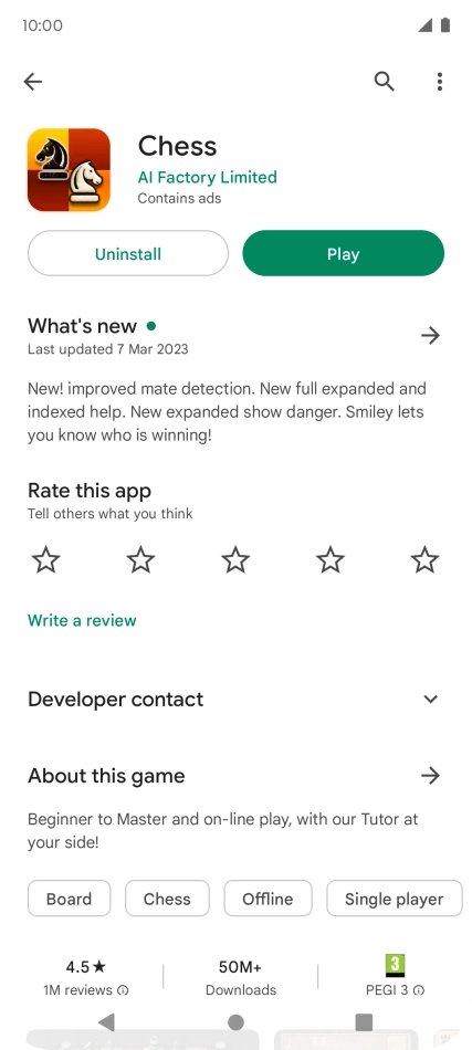 Press Uninstall. Press Uninstall.