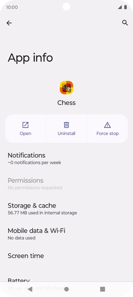 Press Storage & cache. Press Storage & cache.