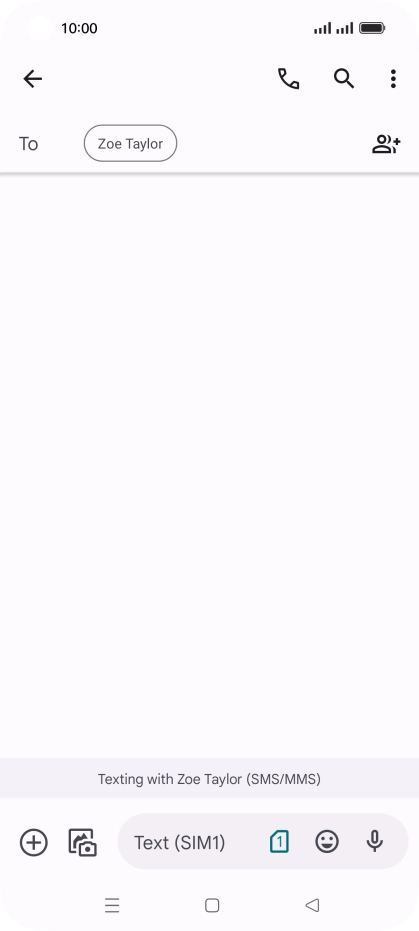 Press the SIM icon. Press the SIM icon.