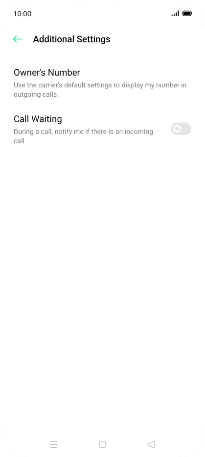 Press the indicator next to Press the indicator next to