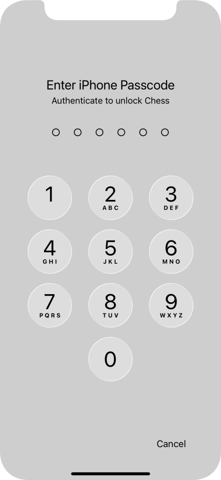 Use the phone lock code you created. The app is now no longer locked. Use the phone lock code you created. The app is now no longer locked.