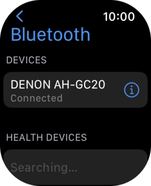 Press the Digital Crown to return to the home screen. Press the Digital Crown to return to the home screen.