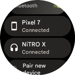 Press the crown to return to the home screen. Press the crown to return to the home screen.