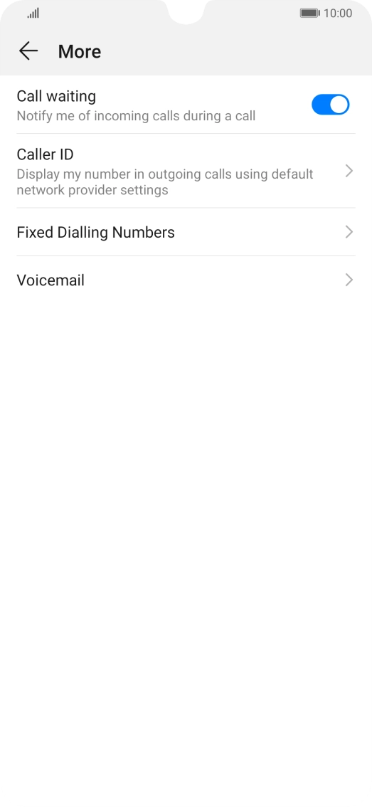 Press Fixed Dialling Numbers. Press Fixed Dialling Numbers.