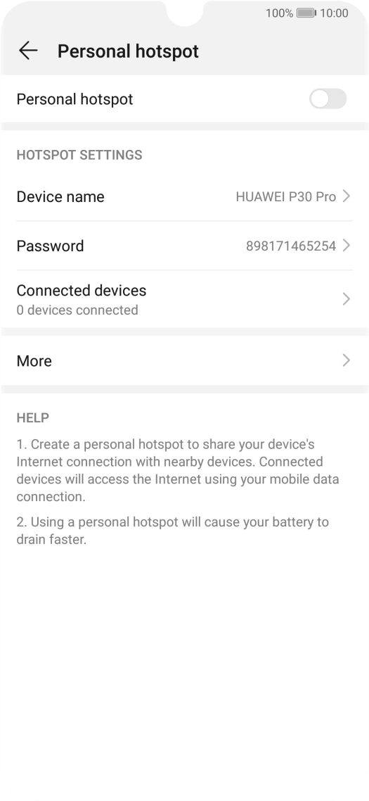 Press Device name. Press Device name.