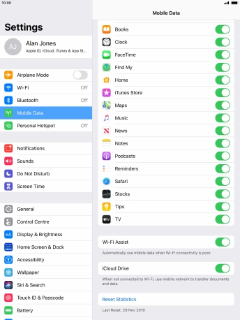 Press the indicator next to Press the indicator next to
