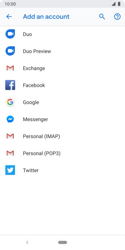 Press Google. Press Google.