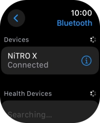 Press the Digital Crown to return to the home screen. Press the Digital Crown to return to the home screen.