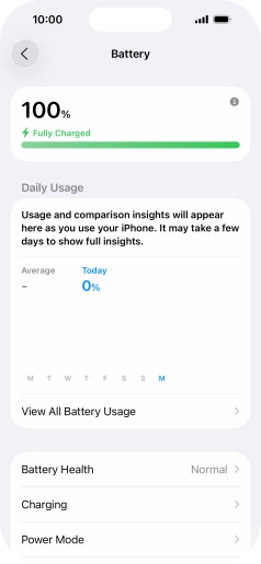 Press Power Mode. Press Power Mode.