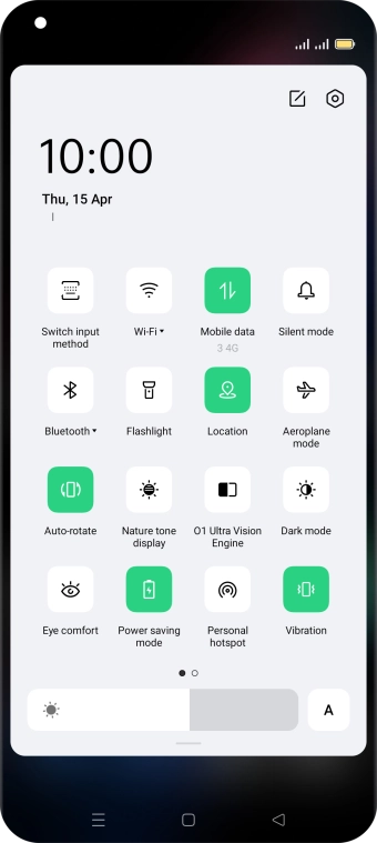 Press the Home key to return to the home screen. Press the Home key to return to the home screen.