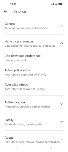 Press Auto-update apps. Press Auto-update apps.