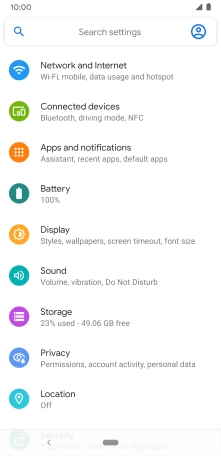 Press Apps and notifications. Press Apps and notifications.