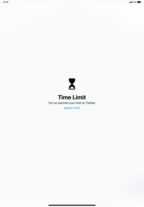 Press Ignore Limit. Press Ignore Limit.