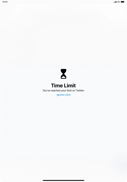 Press Ignore Limit. Press Ignore Limit.
