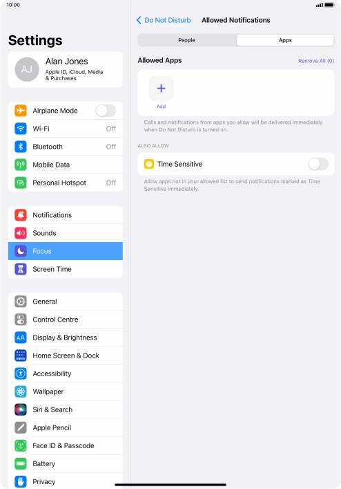 Press the indicator next to Press the indicator next to