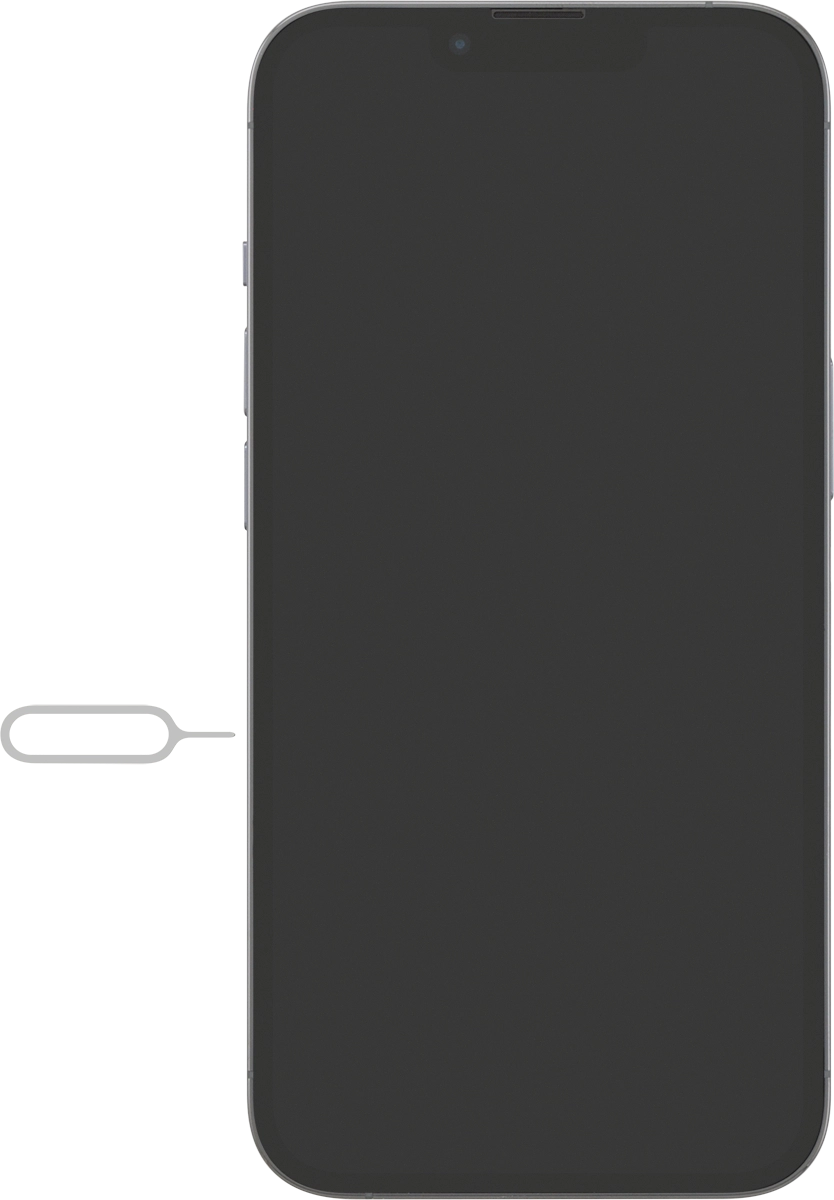 Find the opener for the SIM holder. Find the opener for the SIM holder.