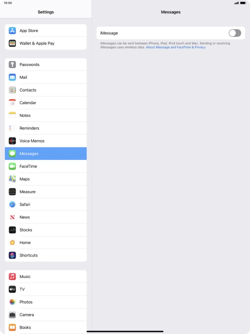 Press the indicator next to Press the indicator next to