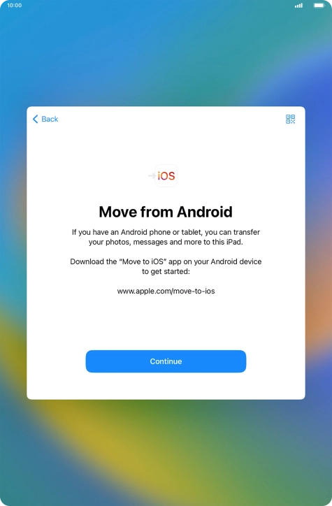 To transfer content to your tablet, you need to install the app To transfer content to your tablet, you need to install the app
