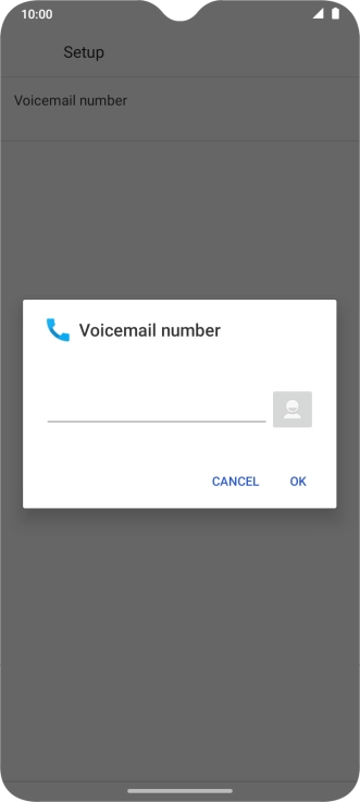 Key in +447953222222 and press OK. Key in +447953222222 and press OK.