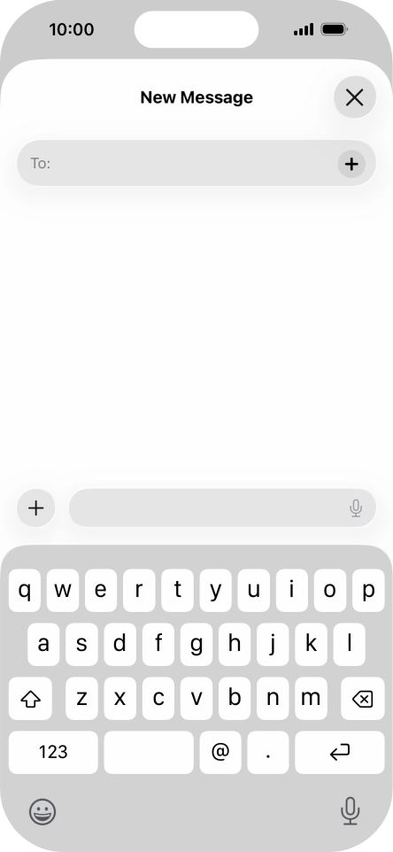 Press the add icon. Press the add icon.