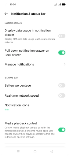 Press Manage notifications. Press Manage notifications.