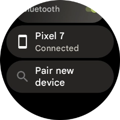 Press Pair new device. Press Pair new device.