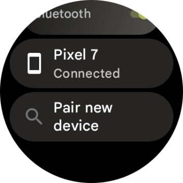 Press Pair new device. Press Pair new device.