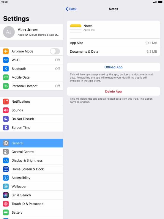 Press Offload App. Press Offload App.
