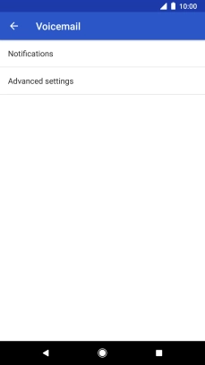 Press Advanced settings. Press Advanced settings.