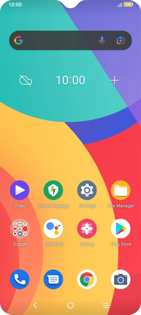 Press the Home key to return to the home screen. Press the Home key to return to the home screen.