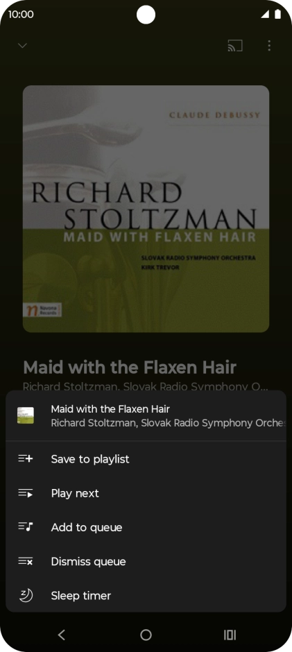 Press the add icon. Press the add icon.