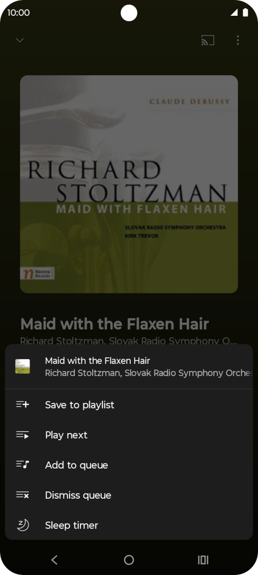 Press the add icon. Press the add icon.