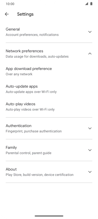 Press Auto-update apps. Press Auto-update apps.
