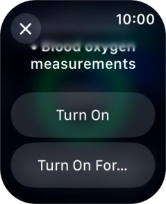 Press Turn On. Press Turn On.