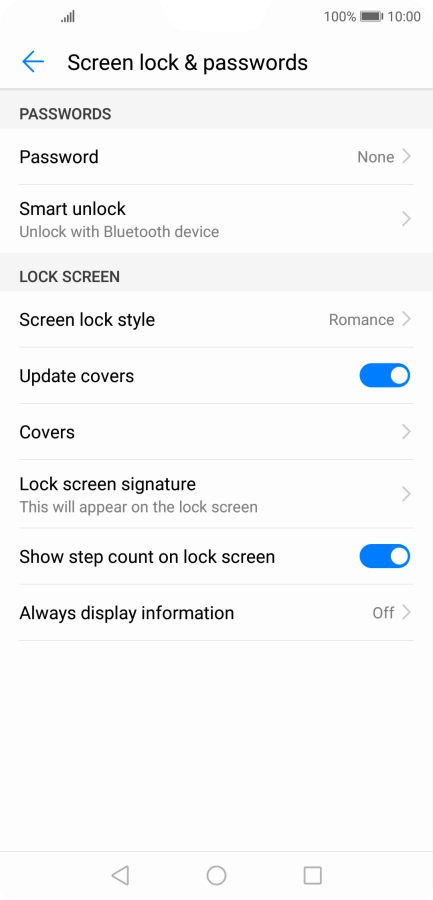 Press the Home key to return to the home screen. Press the Home key to return to the home screen.