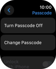 Press Turn Passcode Off and key in the current lock code. Press Turn Passcode Off and key in the current lock code.