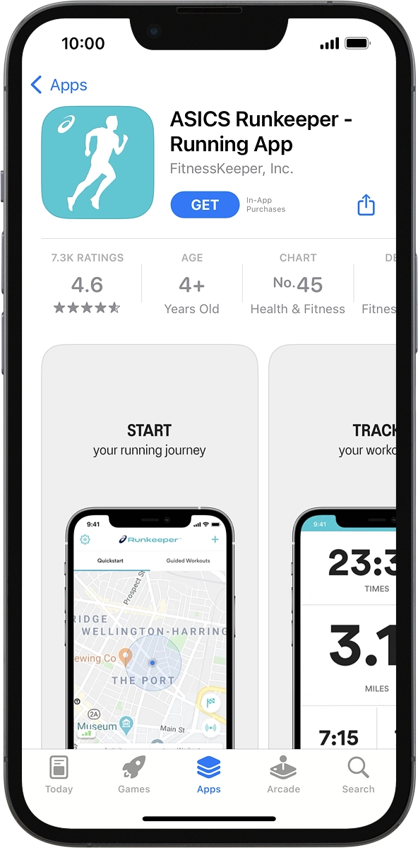 On your phone: Press GET and follow the instructions on the screen to install the app. On your phone: Press GET and follow the instructions on the screen to install the app.