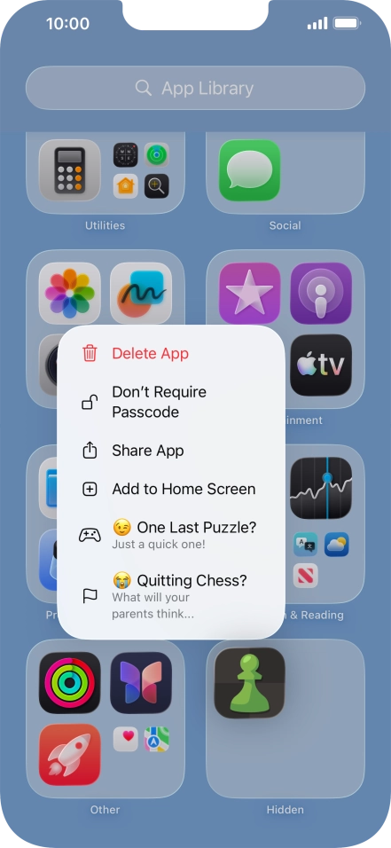 Press Don't Require Passcode. Press Don't Require Passcode.