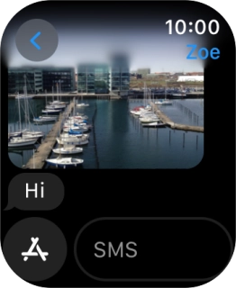 Press SMS. Press SMS.
