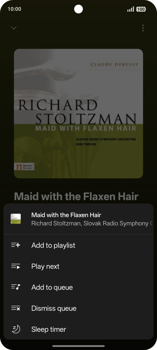 Press the add icon. Press the add icon.