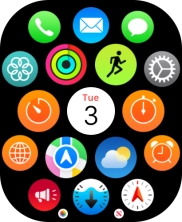 Press the email icon. Press the email icon.