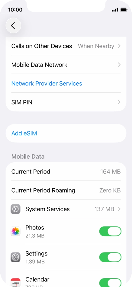 Press Add eSIM. Press Add eSIM.