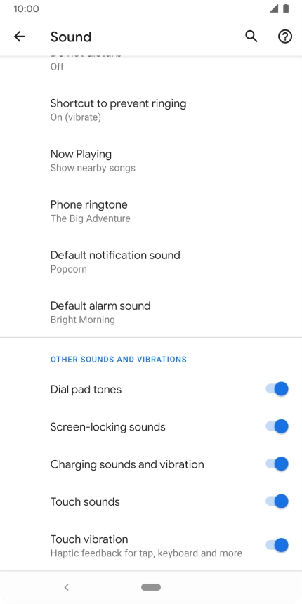 Press Phone ringtone. Press Phone ringtone.