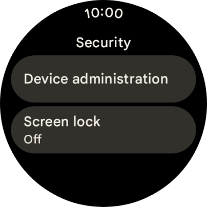 Press Screen lock. Press Screen lock.