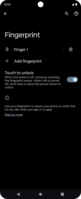 Press the Return key. Press the Return key.